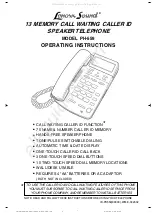 Preview for 1 page of Lenoxx Sound PH-559 Operating Instructions Manual