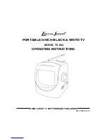 Preview for 1 page of Lenoxx Sound TV-504 Operating Instructions Manual