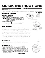 Preview for 19 page of Lenoxx CD-91 Operating Instructions Manual