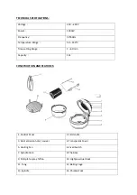 Preview for 4 page of Lenoxx Healthy Choice AF1100 Manual