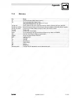 Preview for 182 page of Lenze EVS9321-CS Operating Instructions Manual