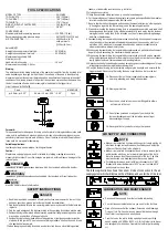 Preview for 2 page of Leone ZN-12M09 Operating Instructions And Parts Manual