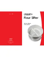 L'Equip Flour Sifter Owner'S Manual & User Manual preview