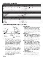 Preview for 4 page of Lesco 708686 Operator'S Manual