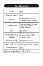 Preview for 16 page of Letsfit T20 User Manual