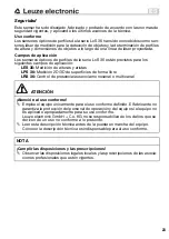 Preview for 23 page of Leuze electronic LES 36 Manual