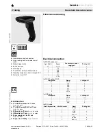 Leuze IT 3800g Manual preview