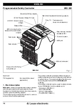 Preview for 14 page of Leuze MSI 200 User Manual