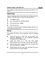 Preview for 9 page of LevelOne GSW-0506 User Manual