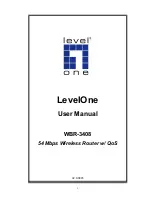 Preview for 1 page of LevelOne NetCon WBR-3408 User Manual