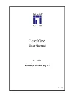 LevelOne PLI-2030 User Manual preview