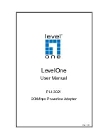 LevelOne PLI-3021 User Manual preview