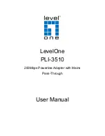 LevelOne PLI-3510 User Manual preview