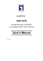 LevelOne ProCon GSW-2690 User Manual preview