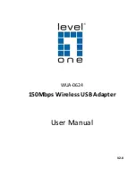 LevelOne WUA-0624 User Manual preview