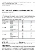 Preview for 8 page of Levenhuk Wezzer Cook MT10 User Manual