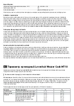 Preview for 14 page of Levenhuk Wezzer Cook MT10 User Manual