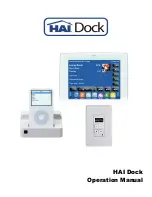 Leviton HAI Dock Operation Manual preview