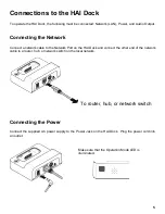 Preview for 11 page of Leviton HAI Dock Operation Manual