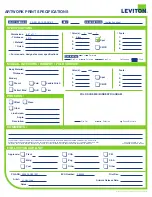 Preview for 22 page of Leviton NSI DS12 Installation And Operation Manual