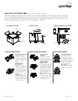 Preview for 25 page of Leviton Opt-X Ultra 5R1UH-S03 Instructions For Use Manual