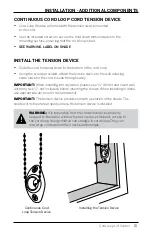 Preview for 59 page of Levolor Corded Lift Control Installation Manual