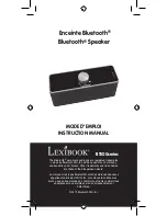 LEXIBOOK BT500series Instruction Manual preview