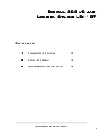 Preview for 2 page of Lexicon CORE-32 Setup Manual