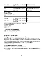 Preview for 41 page of Lexmark 13R0245 - X6575 USB 2.0/PictBridge/ 802.11g All-in-One Color Printer Scanner Copier Fax Photo Setup Manual