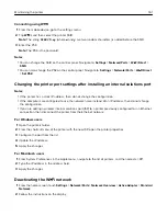 Preview for 161 page of Lexmark CX920 User Manual