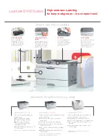 Preview for 3 page of Lexmark E460 Series Specifications