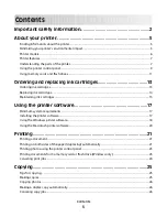 Preview for 3 page of Lexmark Intuition S505 Reference Manual