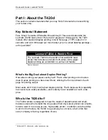 Preview for 6 page of Lexmark T420d Reviewer'S Manual