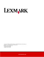 Preview for 221 page of Lexmark T620 User Reference Manual