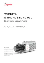 LEYBOLD 1019040V00 Operating Instructions Manual preview