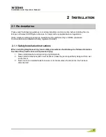 Preview for 12 page of LG-Ericsson W-Soho Installation And Operation Manual