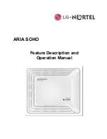 LG-Nortel ARIA SOHO Feature Description And Operation Manual preview