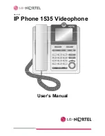 LG-Nortel IP Phone 1535 User Manual preview