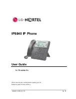 LG-Nortel IP8840 User Manual preview