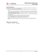 Preview for 3 page of LG-Nortel IP8840 User Manual