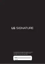 Preview for 22 page of LG SIGNATURE 88Z19LA Manual