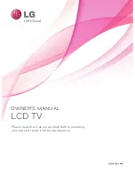 LG 19LD310 Owner'S Manual preview