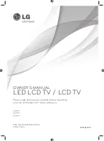 Preview for 3 page of LG 19LS35 Series Owner'S Manual