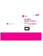 Preview for 1 page of LG 21FX4 AG Service Manual