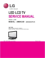 Preview for 1 page of LG 24MA32D Service Manual