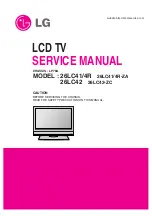 Preview for 1 page of LG 26LC41/4R Service Manual