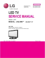 LG 26LN46 -Z Series Service Manual preview