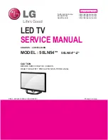 Preview for 1 page of LG 26LT380H-ZA Service Manual