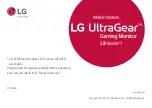 Preview for 1 page of LG 27GL850-B.AUS Owner'S Manual