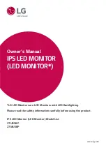 LG 27MU58P Owner'S Manual preview